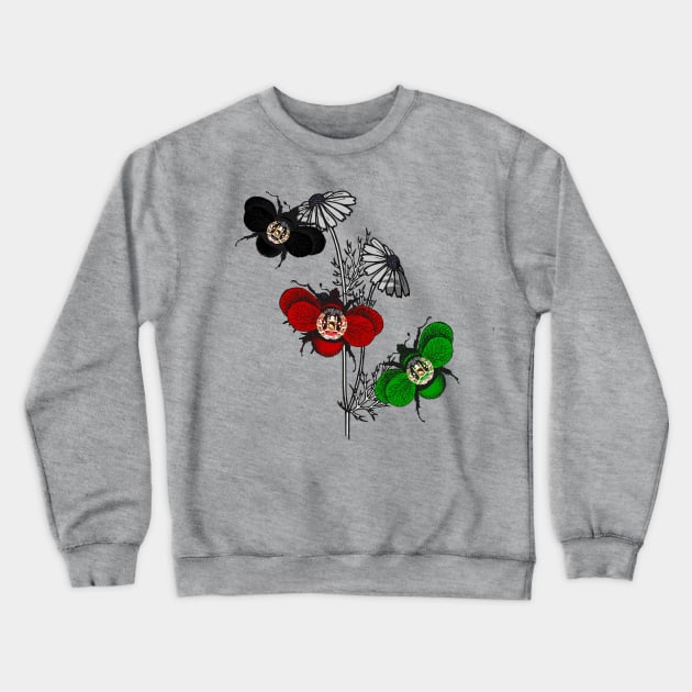 Afghanistan Bee Swarm Crewneck Sweatshirt by Fusti